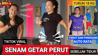 SENAM GETAR PERUT VIRAL  MENGECILKAN PERUT DAN PINGGANG SEBELUM TIDUR [upl. by Hedwig]