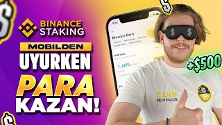 Uyurken Para Kazan  Binance Mobil Staking Özelliği [upl. by Varrian]