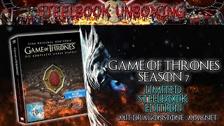 Unboxing  Game of Thrones  Season 7  Steelbook mit Magnetpin [upl. by Mercola671]