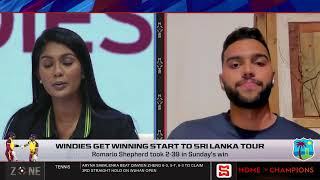 Windies get winning start to Sri Lanka Tour  SportsMax Zone [upl. by Graham]