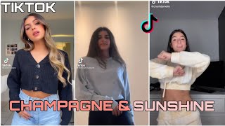 CHAMPAGNE amp SUNSHINETIKTOK NEW DANCE CHALLENGE COMPILATIONS [upl. by Petras]