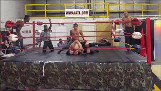 WWA4 Leon Ruff amp Adrian Alanis vs Lee Johnson amp Jason Cade 10122017 [upl. by Aramoy]