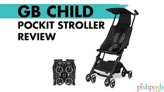 GB Child Pockit Stroller Review  Smallest fold in the world [upl. by Sirenay924]