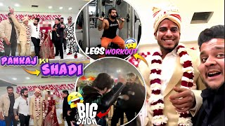 Finally Pankaj Got Married Biggest Stage Show In Delhi  Legs Workout [upl. by Pauiie]