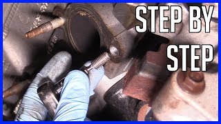 Remove a Broken Exhaust Manifold Bolt  EASY in 15 Minutes No Disassembly [upl. by Siblee]