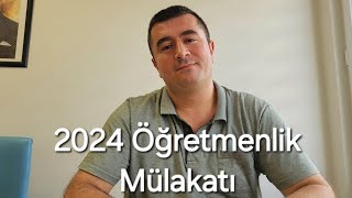 2024 Sözleşmeli Öğretmenlik Mülakatı  Mülakatta Neler Sordular  Tarih Öğretmenliği [upl. by Ecirehs]