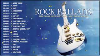 Best Rock Ballads 70s 80s 90s  The Greatest Rock Ballads Of All Time [upl. by Nosredneh]