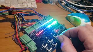 Sequential V8 injection and ignition on Speeduino firmware and STM32F407 MCU on one of my pro ECU [upl. by Griffie]