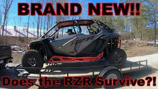 We Break In Gregs 2021 Polaris RZR Pro XP 4 Unlimited Royal Blue Vlog 2 [upl. by Anyrtak]