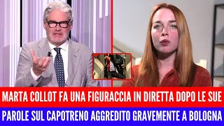 PAOLO DEL DEBBIO E IL PUBBLICO RIMANGONO SENZA PAROLE DOPO IL COMMENTO DI MARTA COLLOT [upl. by Kippar]