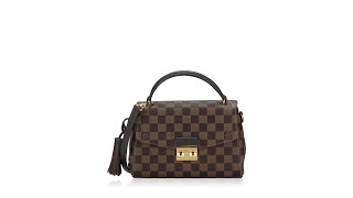 Louis Vuitton Damier Ebene Croisette [upl. by Pilif]