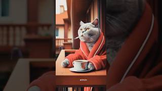 Cat work in home  Cute Cat shortshortscattrendingyoutubeshorts  DDVZon [upl. by Teresa]