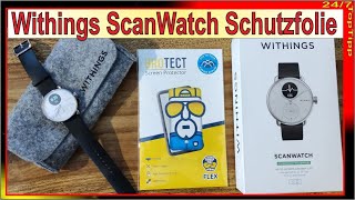 Withings ScanWatch  Brotect Schutzfolie  Uhrenglas schützen  Unboxing amp Montage  Langzeittest 3 [upl. by Lonyer193]