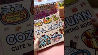 Love this Cozy Autumn 🍁coloring book coloring coloringbook unboxing markers childrensbook art [upl. by Niela]