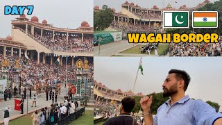 Wagah Border Ceremony  🇵🇰Rangers Special Parade🇮🇳  Vlog 0076 [upl. by Arekahs]