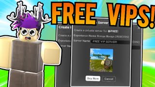 Free MONTHLY Vip Servers Roblox Booga Booga [upl. by Camellia]