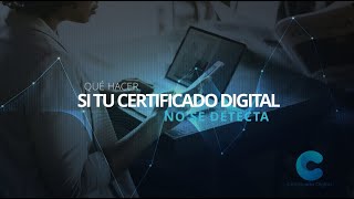 No se detecta el certifidado digital ¿QUÉ HACER  7 Posibles soluciones [upl. by Ayocal183]