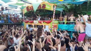 Vini Vici playing Opus  Eric Prydz at Guaba Beach Bar 2017 Limassol Cyprus [upl. by Mafala560]