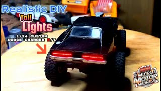 How I Built Custom Tail Lights for My quotFast amp Furious Dodge Charger RC Buildquot rccar rcbuild [upl. by Butta]