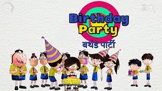 Birthday Party  Bandbudh Aur Budbak New Episode  Funny Hindi Cartoon For Kids [upl. by Neemsay982]