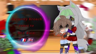 Security breach Cassie react to DLC RuinSBGachaclub🇨🇵🇬🇧 [upl. by Eitsirk]