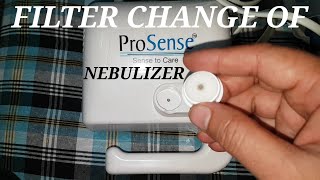 HOW TO CHANGE AIR FILTER OF NEBULIZER [upl. by Nylidnam50]