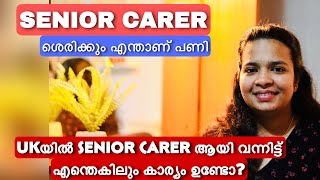 Senior carer jobs ന്റെ roles and responsibilities എന്തെല്ലാം [upl. by Jerrine]