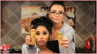 Snooki amp JWOWW Make Fried Pickle Poppers  MomsWithAttitude Moment [upl. by Sochor]