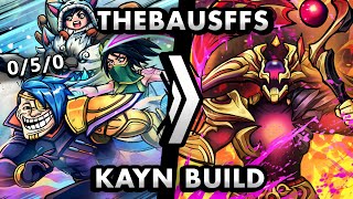 SO I TRIED THEBAUSFFS KAYN BUILD [upl. by Ahseken46]