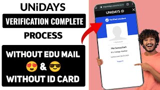 Verify UNiDAYS Account Complete Process 2024 to 2025  How to Claim Apple Education Discount [upl. by Neladgam40]