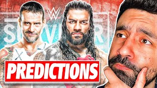 WWE SURVIVOR SERIES WAR GAMES 2024 OFFICIAL PREDICTIONS [upl. by Vinita974]