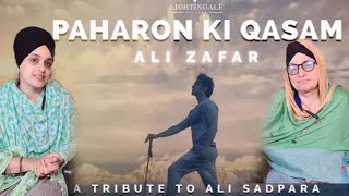 Paharon Ki Qasam  Ali Zafar  A Tribute To Ali Sadpara  Official Video Reaction [upl. by Chandra362]