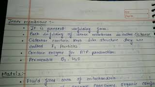 Mitochondria  Cell organelles Cytogenetics notes MSC and bsc botany notesbotanynotes cytology [upl. by Baer]