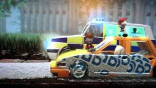 Little Big Planet Police Range Rover Chasing Taxi Part 1 [upl. by Virg]