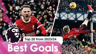 BEST GOALS from the 202324 season  Premier League EPL  Foden  Garnacho  Kudus  Saka  Palmer [upl. by Eilrahs]