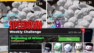 SPEEDRUN THIS WEEKLY CHALLENGE WITH STELLA  Tower Heroes  Roblox [upl. by Eserehc]