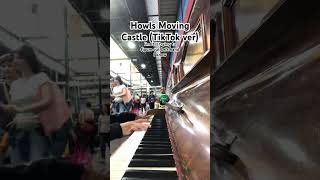 Howls Moving Castle Alt version prestonmarket piano streetpiano melbourne tiktok pianocover [upl. by Mazur]