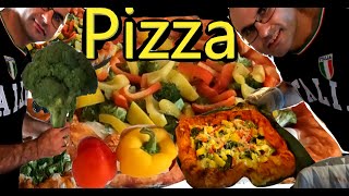 Brokkoli Paprika Pizzaleichte leckere Sommerpizza selbst machen [upl. by Alletneuq]