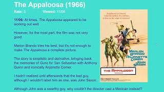 Movie Review The Appaloosa 1966 HD [upl. by Fowle]