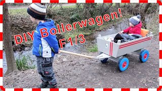 Bollerwagen selber bauen Teil 13 Bollerwagen für Vatertag Kinderspielzeug Einkauf amp Co [upl. by Sitoel818]