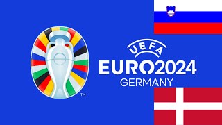 ΣΛΟΒΕΝΙΑ  ΔΑΝΙΑ  EURO 2024  SLOVENIA  DENMARK Live Ηχητική Μετάδοση [upl. by Mori]