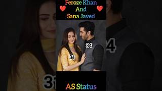 ❤Feroze Khan and Sana Javed shortbiographykhaaniayemushtekhaakviralshorts🔥 [upl. by Latsryk]