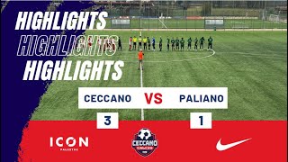 Ceccano Calcio 1920  Città di Paliano 31 Highlights [upl. by Suillenroc489]