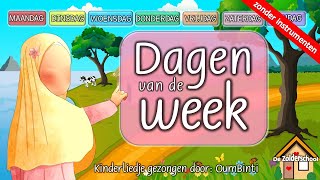 Kinderliedje Dagen van de week  zonder instrumenten [upl. by Suiramed304]