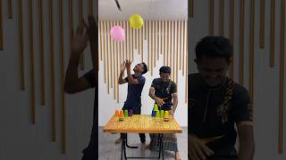 Minute to win Cup amp balloon game [upl. by Nwahsir]