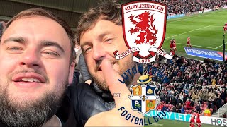 BORO HIT LUTON FOR 5 MIDDLESBROUGH FC 51 LUTON TOWN  VLOG [upl. by Alcine]