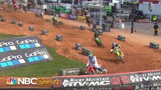 2023 Supercross Round 13 in Atlanta  EXTENDED HIGHLIGHTS  41523  Motorsports on NBC [upl. by Seidel]