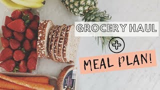 MEAL PLANNING  GROCERY HAUL EASY HEALTHY DINNER IDEAS [upl. by Llertram]