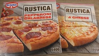 Dr Oetker  PIZZA RUSTICA  Pepperoni Calabrese amp 4 Cheese [upl. by Nosiram]