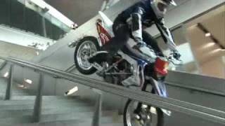 Chris Pfeiffer 1  Motorrad Stunt Video Oeni [upl. by Haimehen]